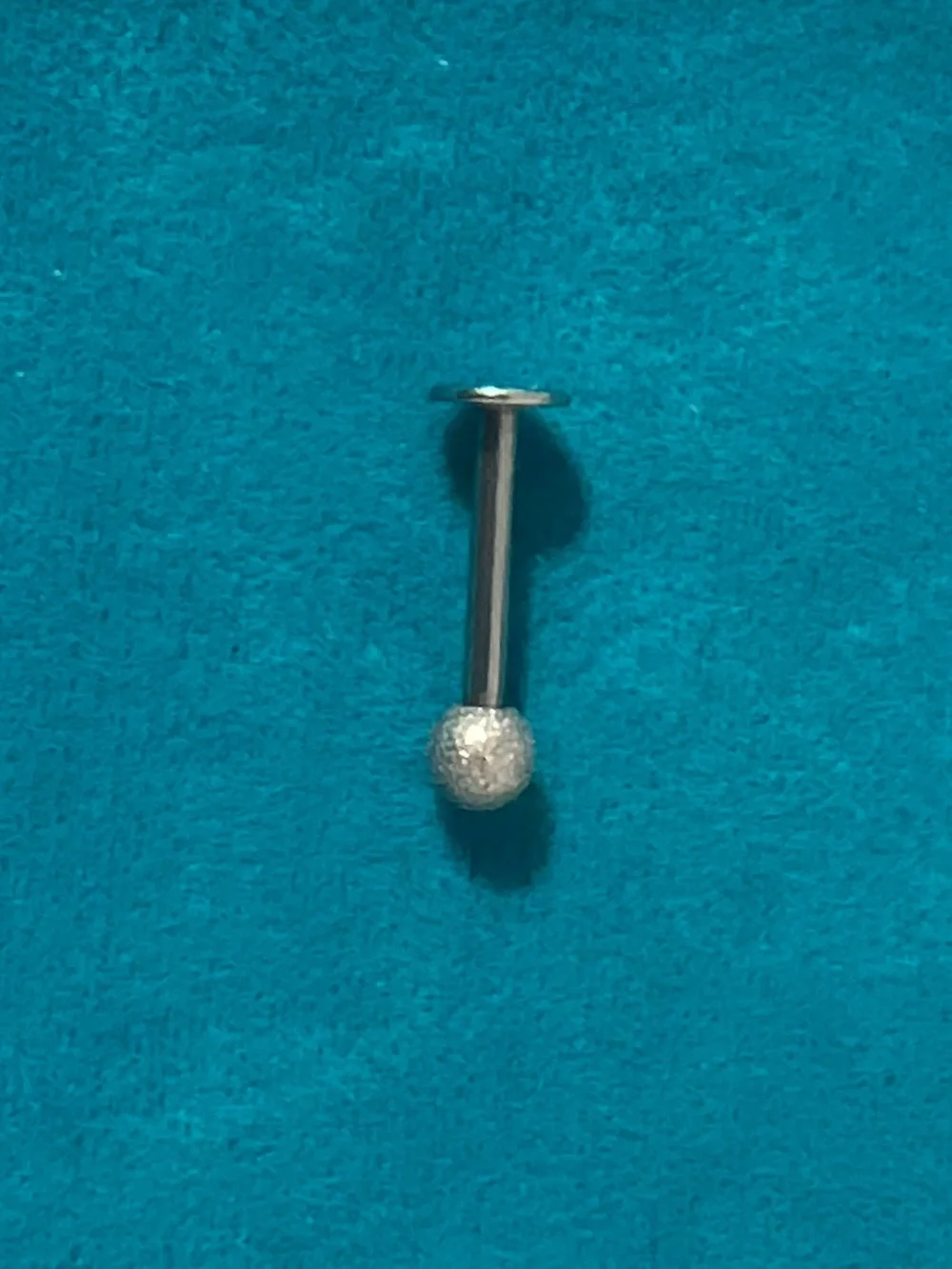 Labret Stud with texture Ball